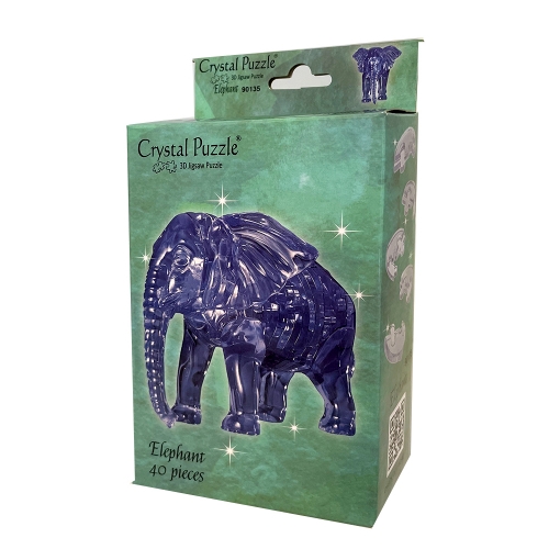 3D кристален пъзел Слон