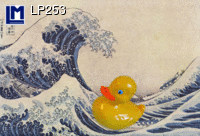 Картичка HOKUSAI WAVE WITH RUBBER DUCK LP253