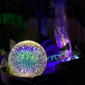 LED лампа с 3D ефект