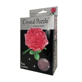 3D кристален пъзел Роза