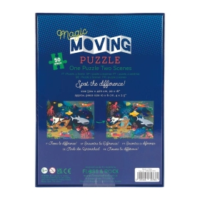 Magic moving puzzle