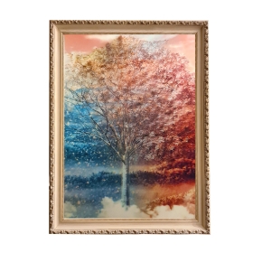 Four Seasons Artwork, big frame